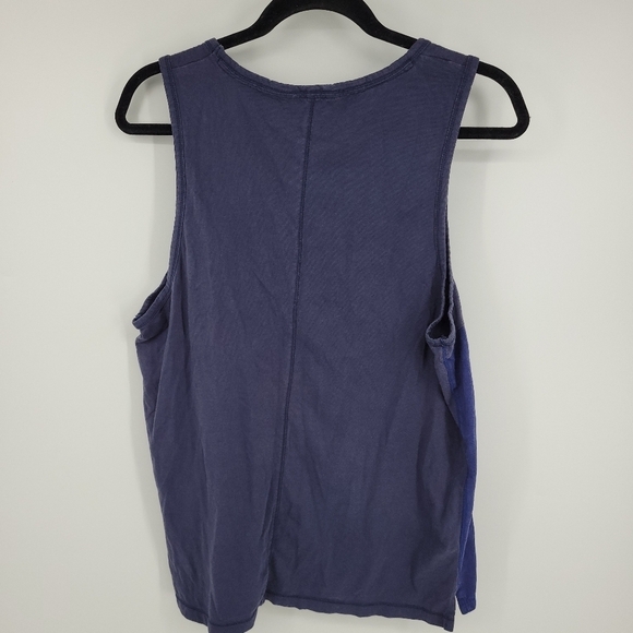 Calvin klein Jeans Womens Two Tone Blue Tank Top Size L - Picture 5 of 14
